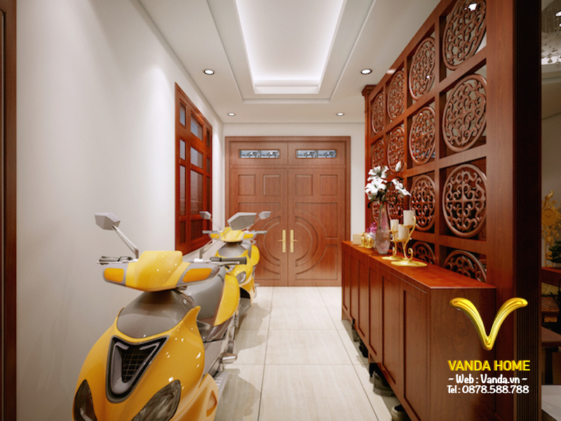 Thiết kế Nội thất phòng khách phong cách truyền thống Á Đông 