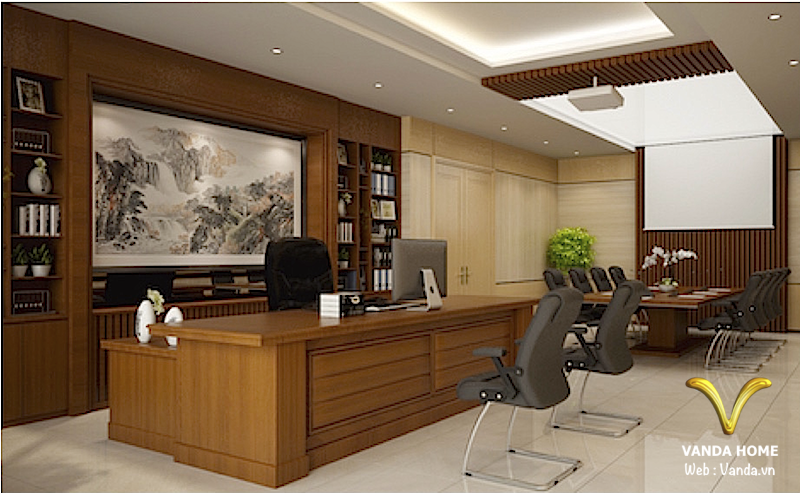 Thiết kế nội thất văn phòng - Vanda.vn