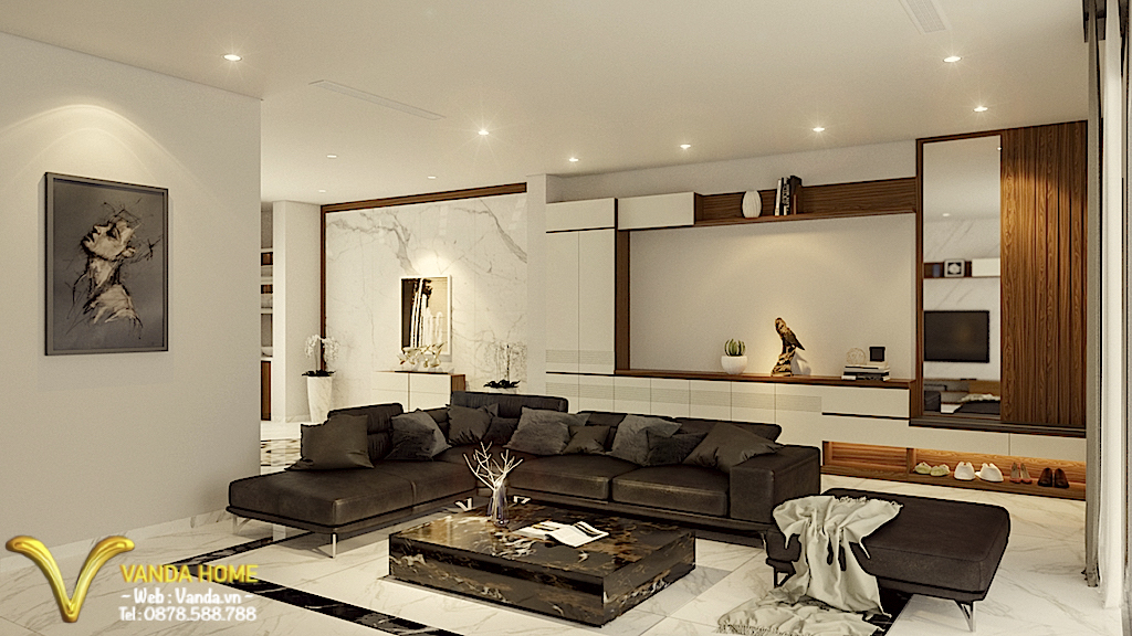 Thiết kế Nội thất phòng Khách ...