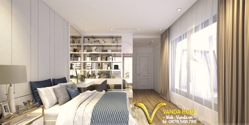 Thiết kế Nội thất phòng ngủ con 02 Biệt thự Vinhomes Riveside