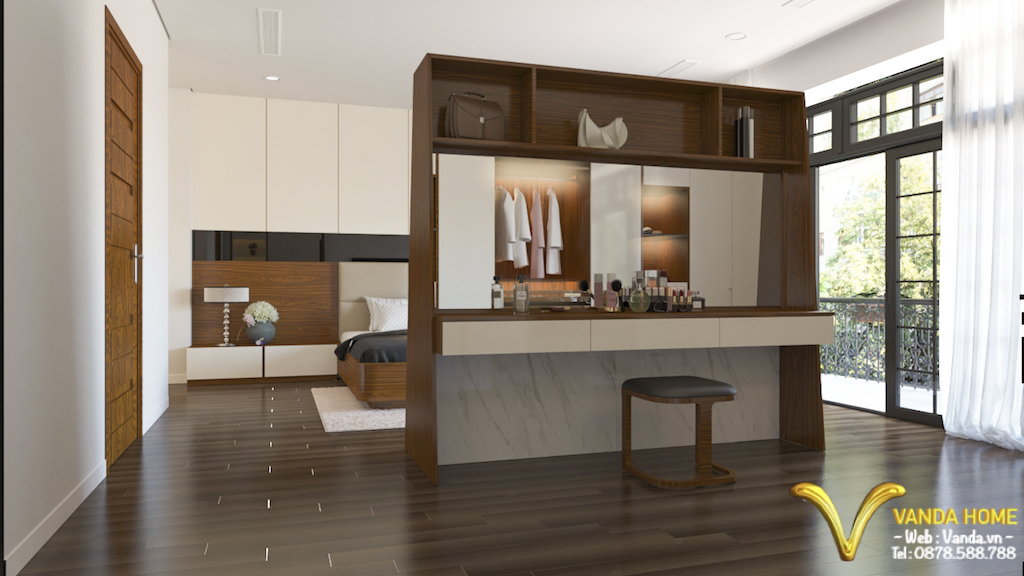 Không gian Nội thất phòng ngủ master ...